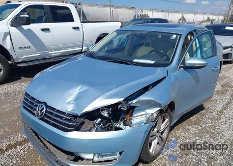 2012 Volkswagen Passat 2.0L Tdi Sel Premium from USA, damaged, VIN 1VWCN7A34CC041067